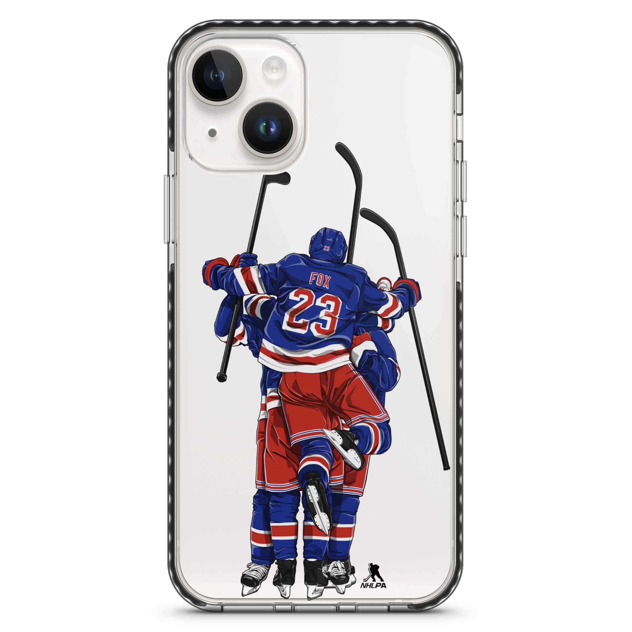 New York R - Fox Clear Series Phone Case