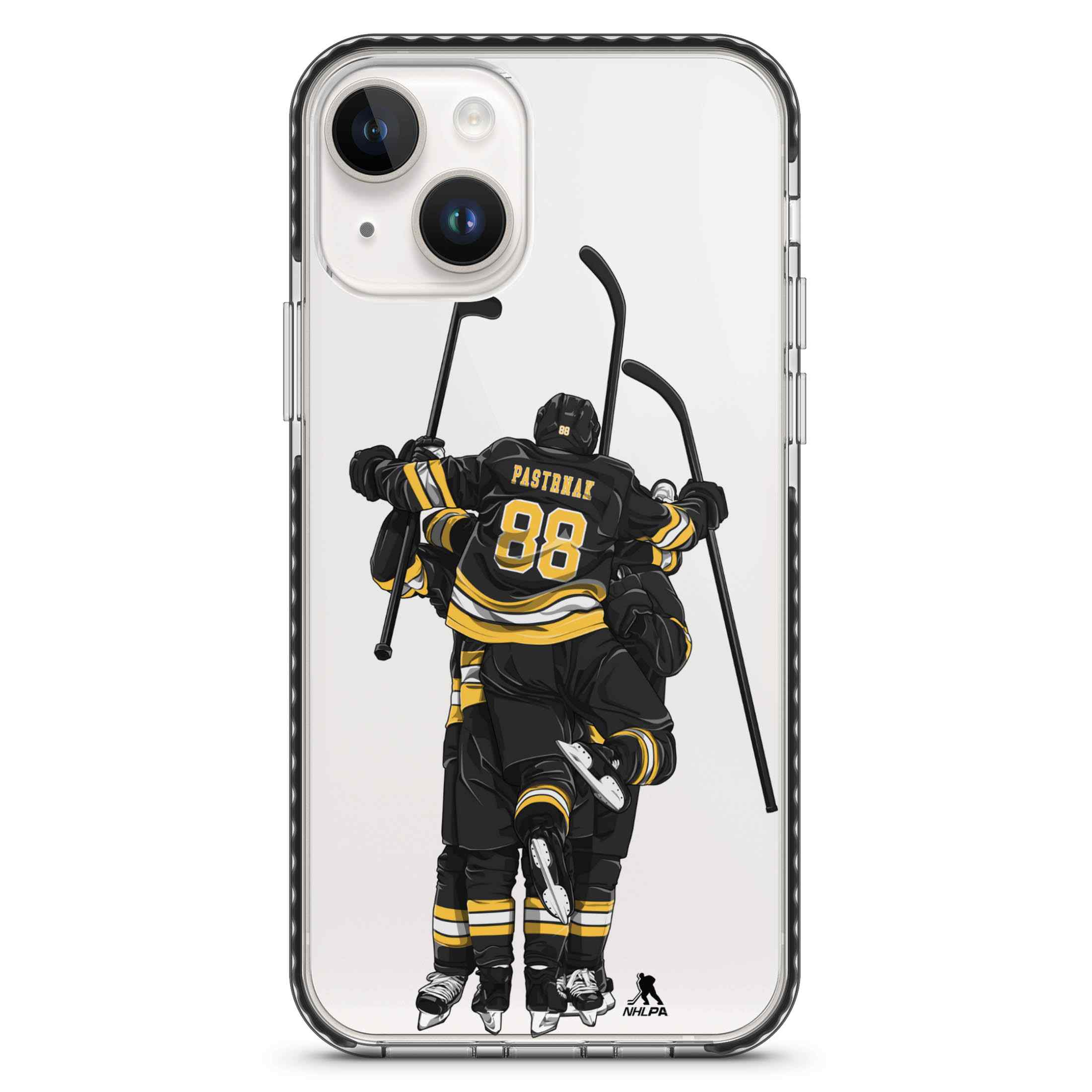 Boston - Pastrnak Clear Series Phone Case