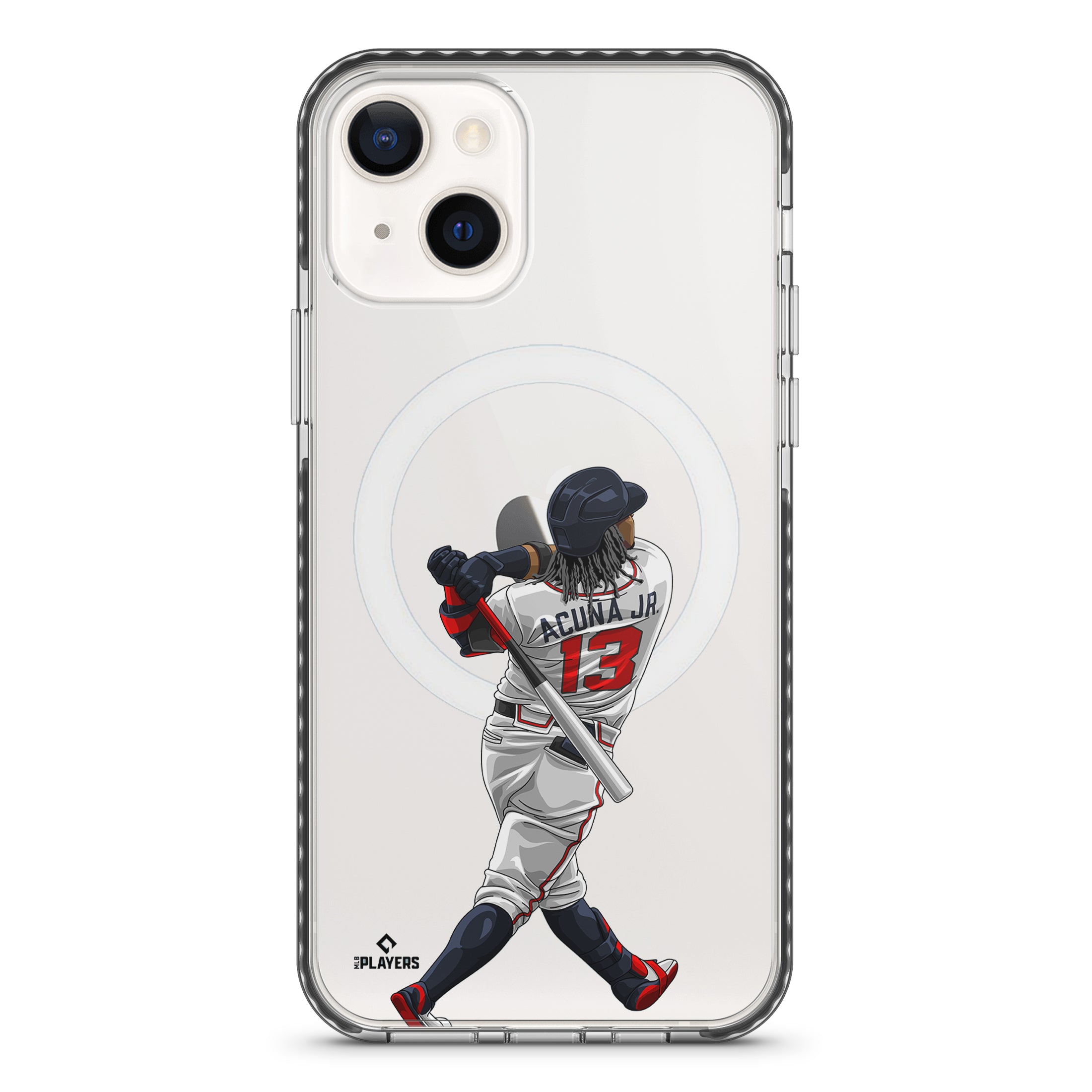 Acuna Jr. Hitting Clear Series Phone Case