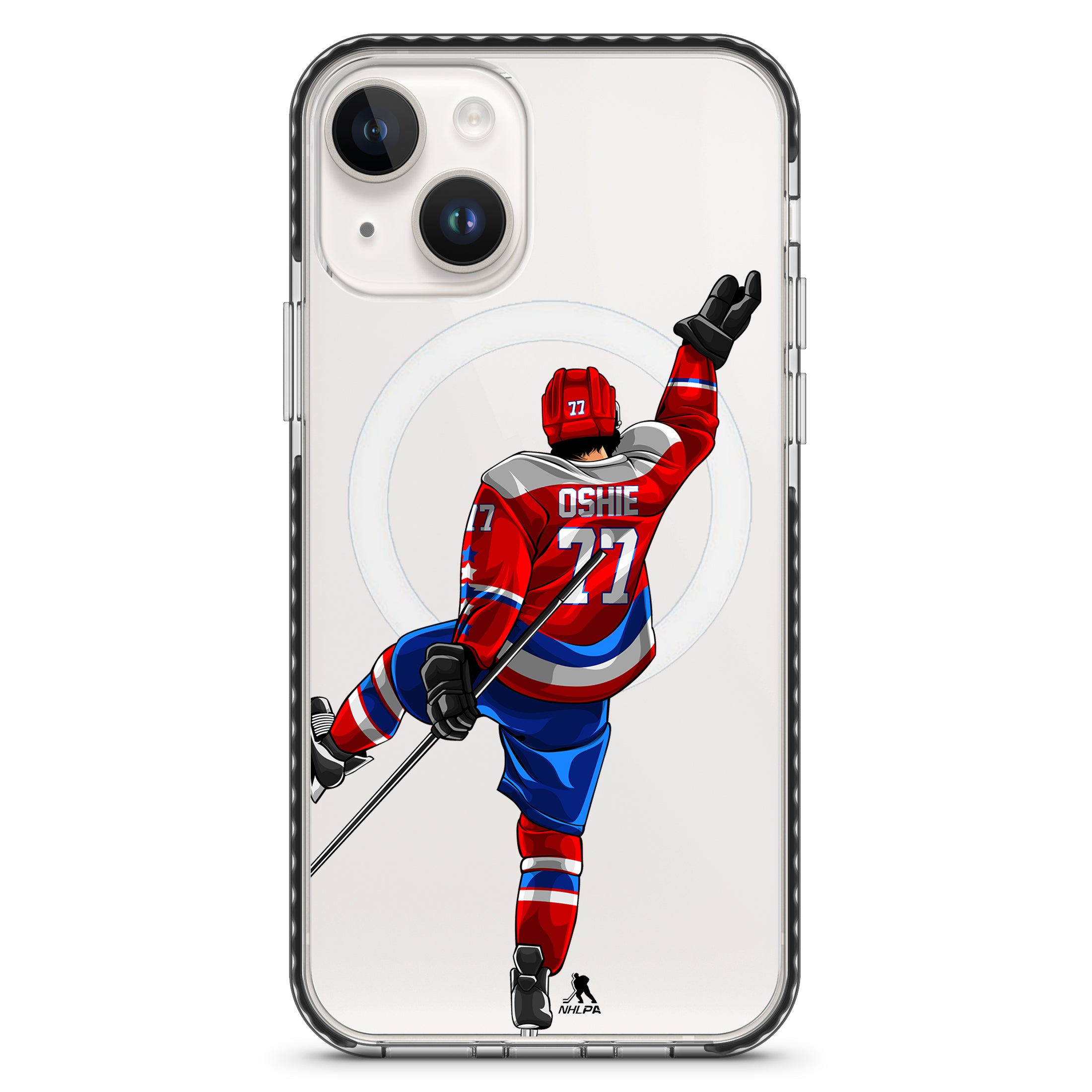 Oshie Clear Series Phone Case
