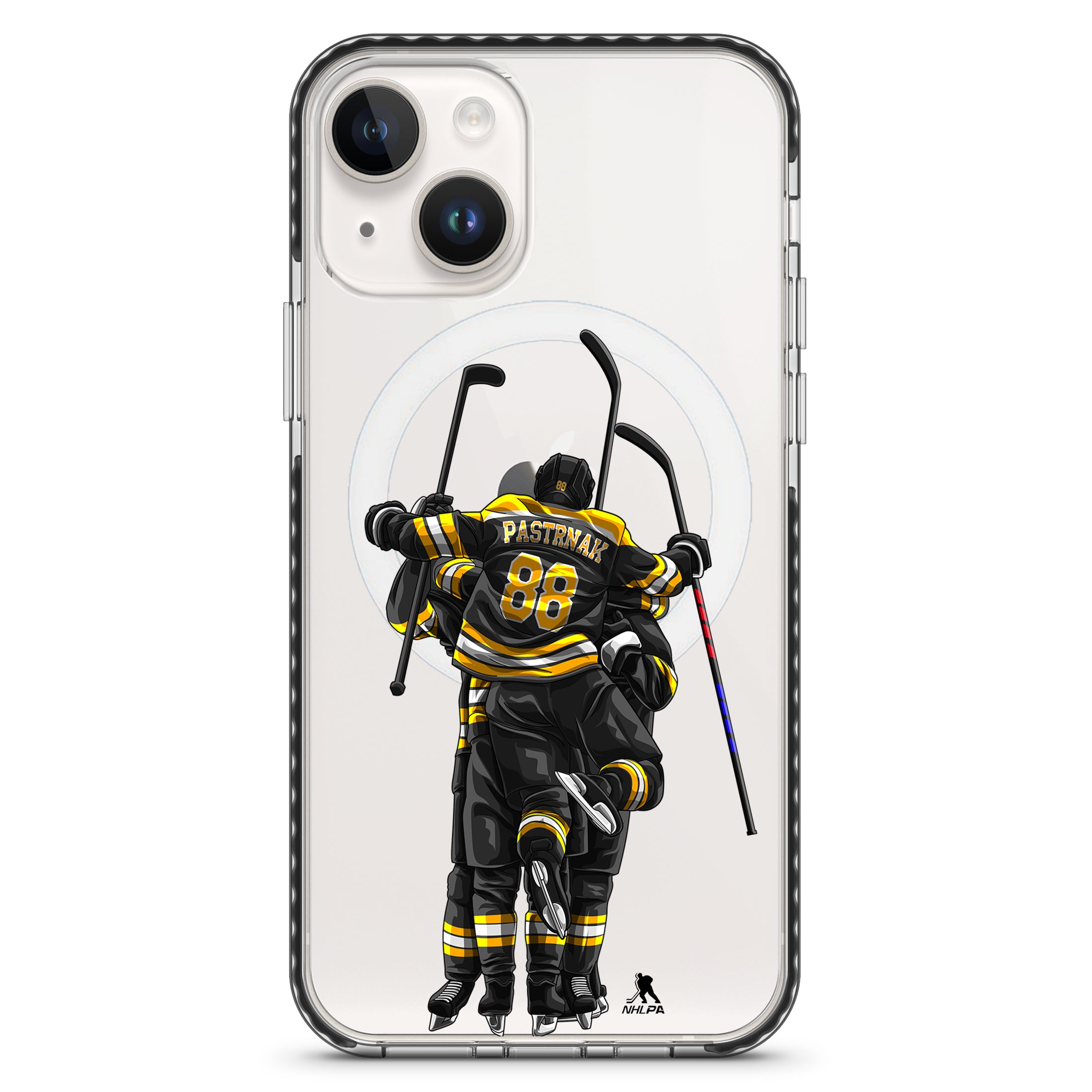 Pastrnak Hug Clear Series Phone Case