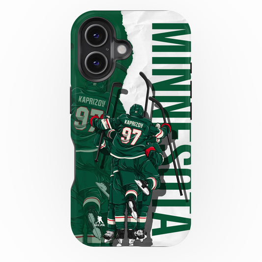 Minnesota - Kaprizov Jump Series Phone Case