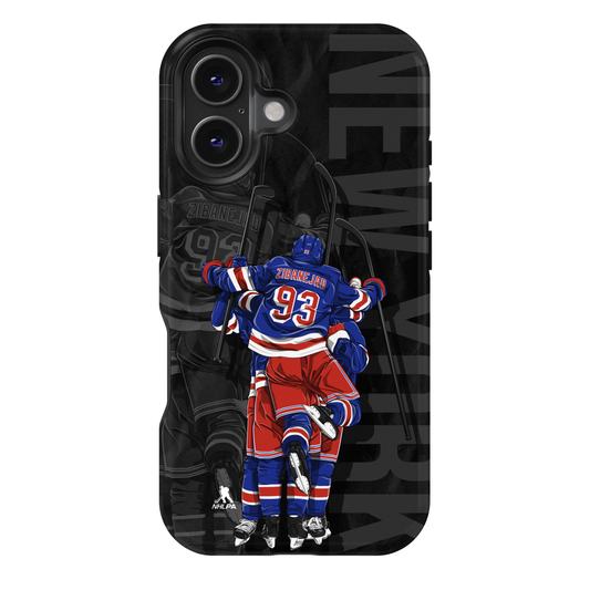 New York R - Zibanejad Blackout Phone Case